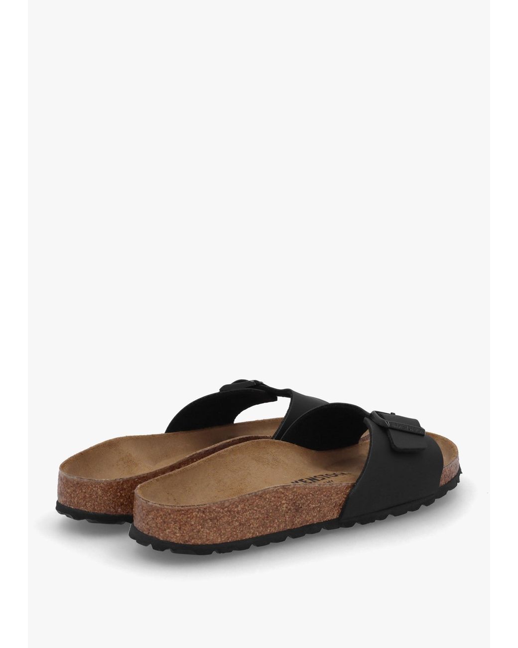 Birkenstock White Madrid Birko-Flor Mules