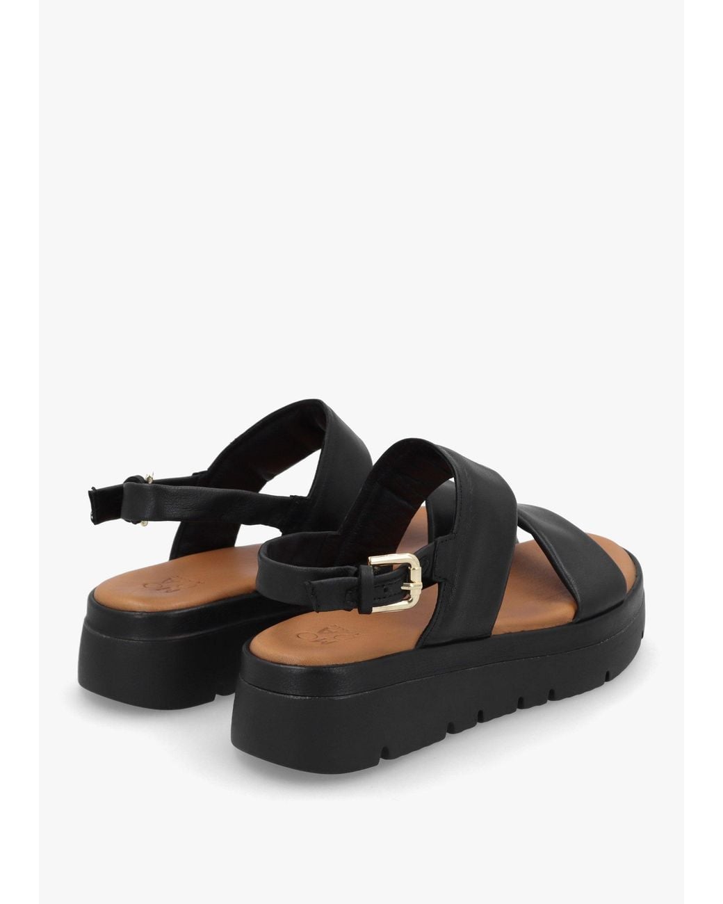Moda In Pelle Black Netty Chunky Sandals