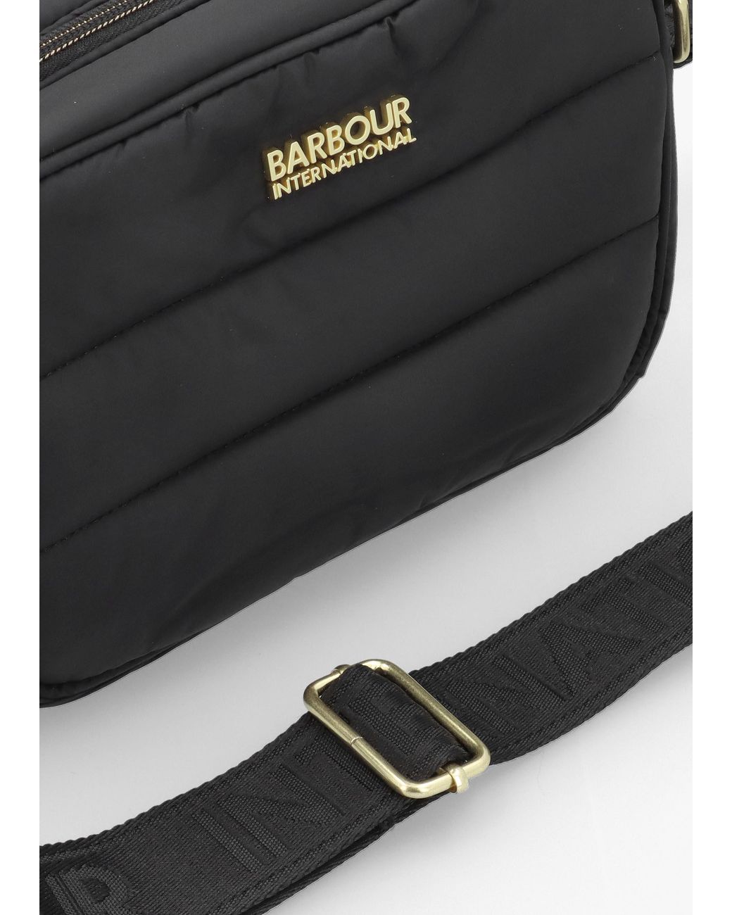 Barbour Black Monaco Baffle Quilted Cross-Body Bag
