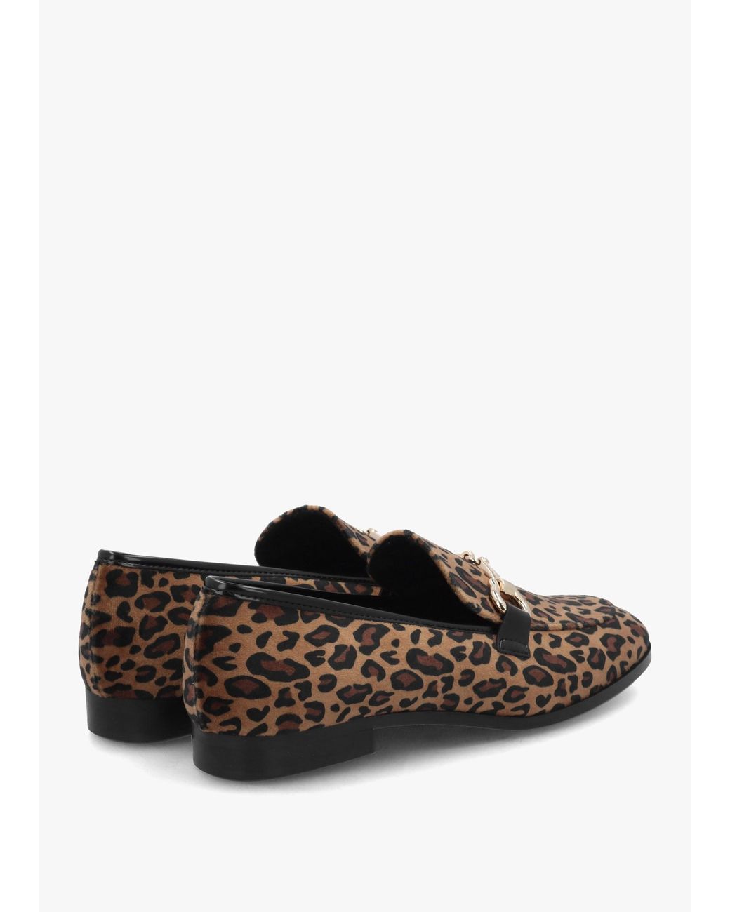 Daniel White Loafie Leopard Snaffle Loafers