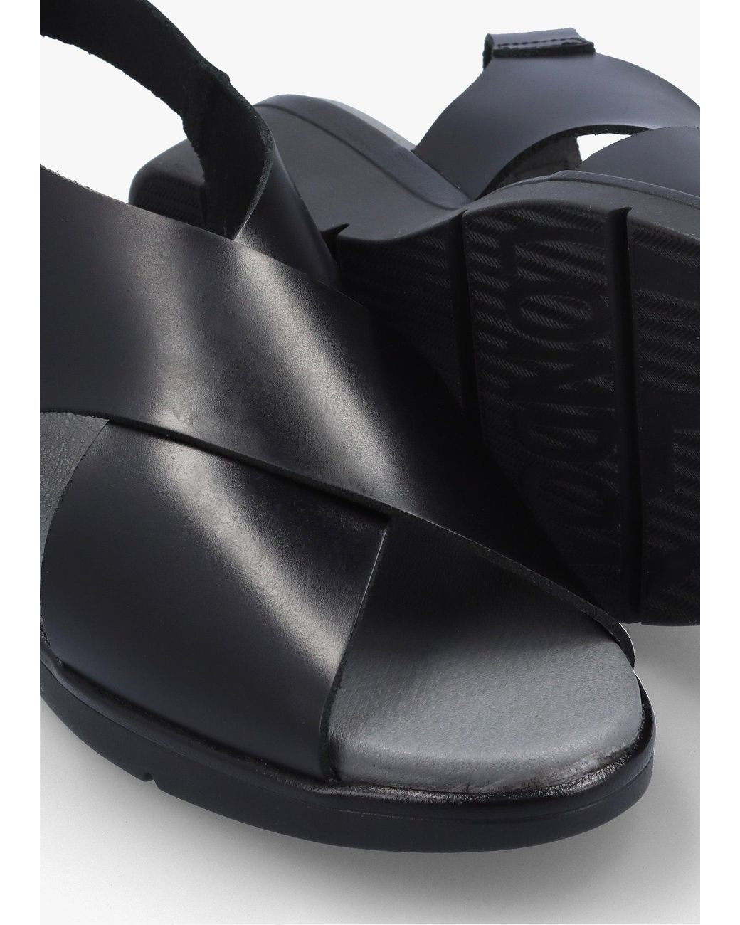 Fly London Multicolor Nabi Sling Back Low Wedge Sandals