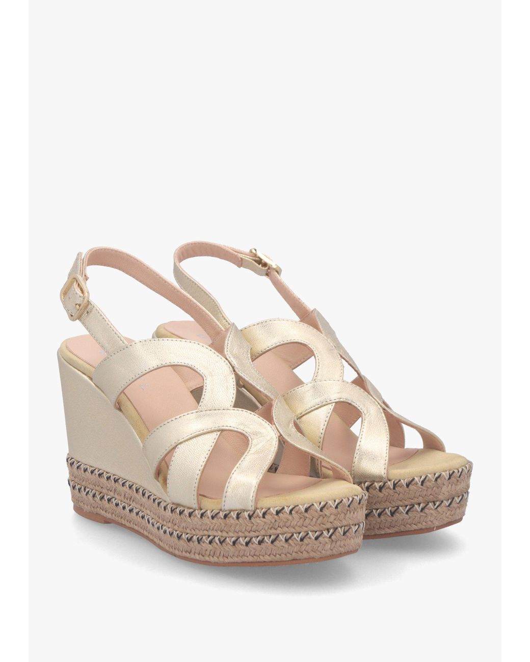 Daniel Natural Josie Espadrille Wedge Sandals