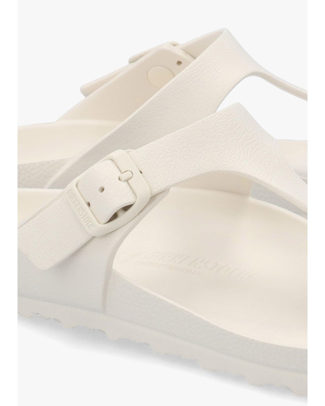 Birkenstock White Gizeh Eva Eggshell Sandals