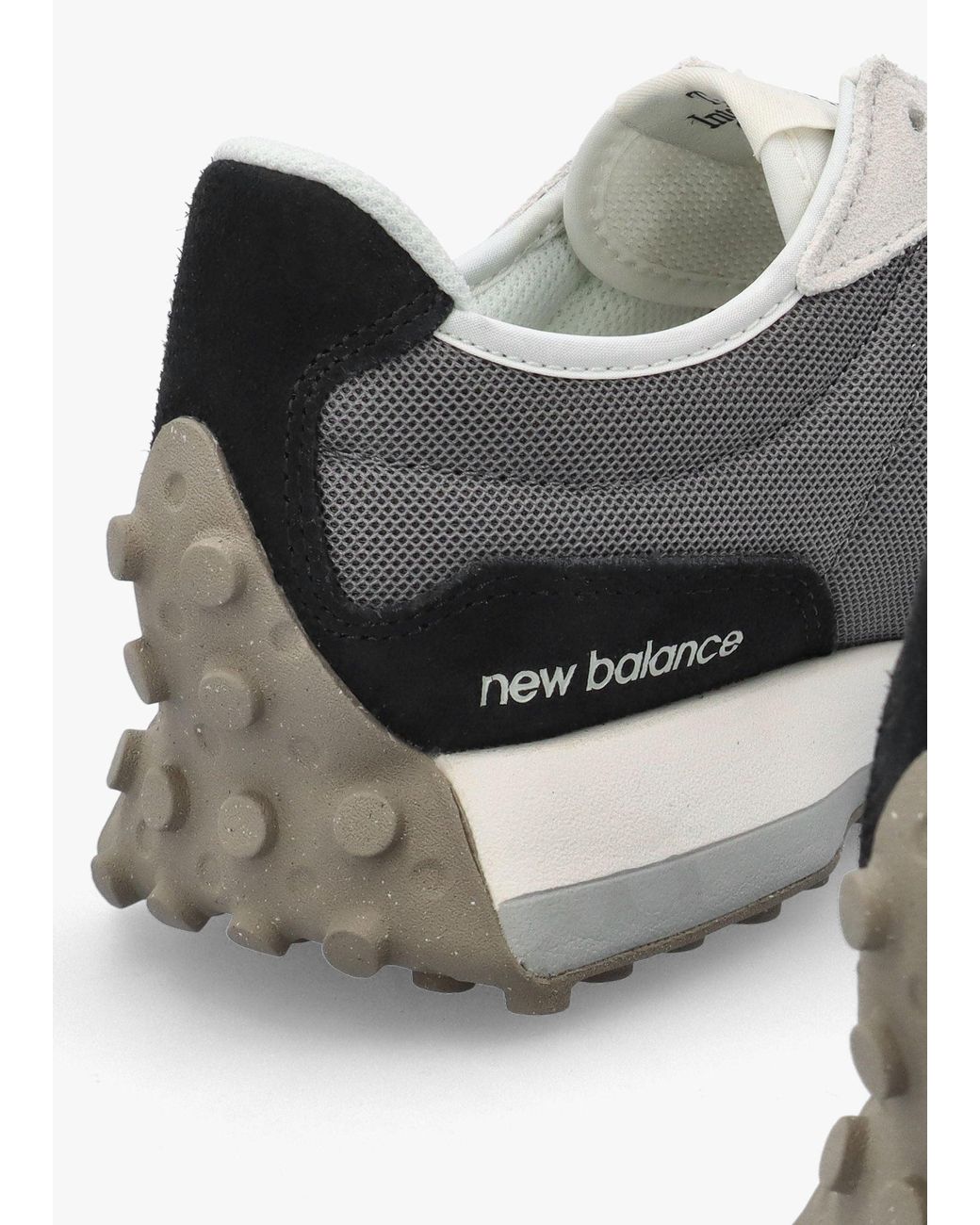New Balance White 327 & Suede & Mesh Trainers