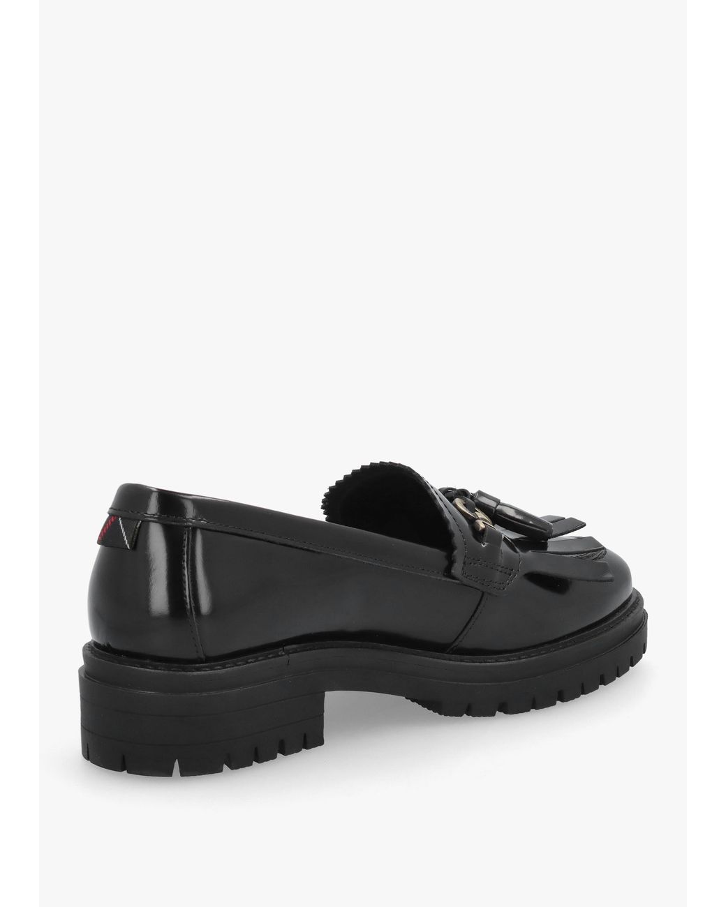 Barbour Black Ava Leather Loafers