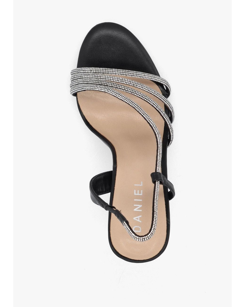 Daniel White Ichelly Diamante Strap High Heel Sandals