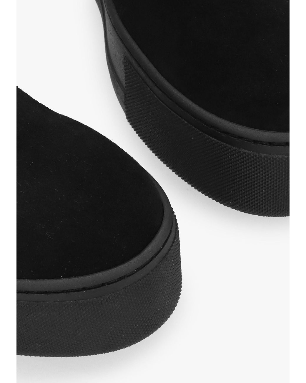 Daniel Tred Black Suede Flatform Chelsea Boots