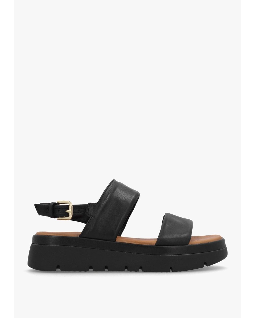 Moda In Pelle Black Netty Chunky Sandals