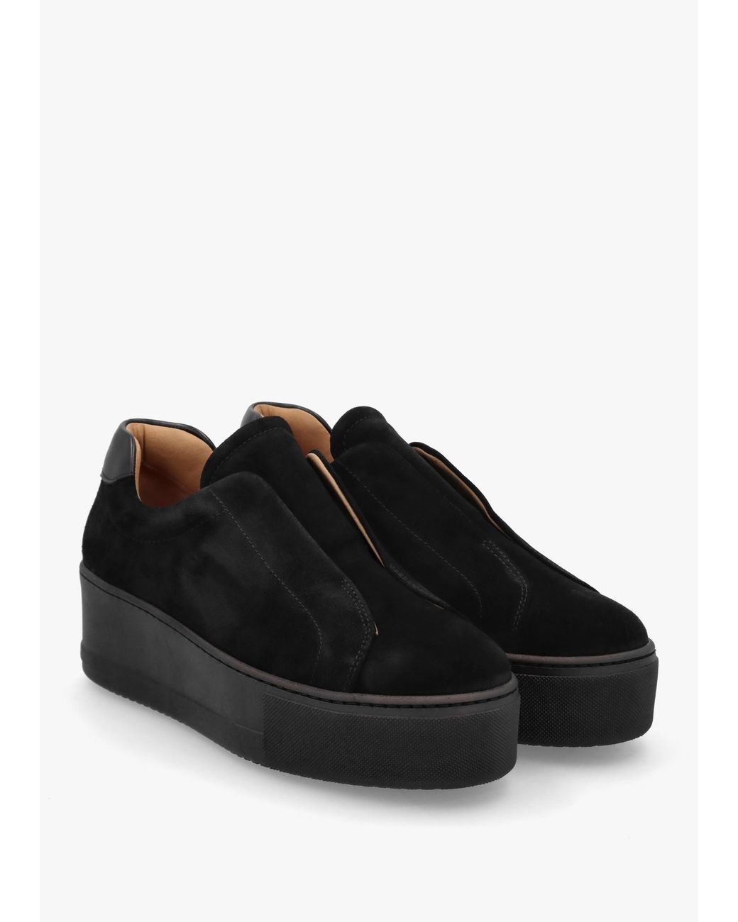 Daniel Black Tred Laceless Flatform Trainers