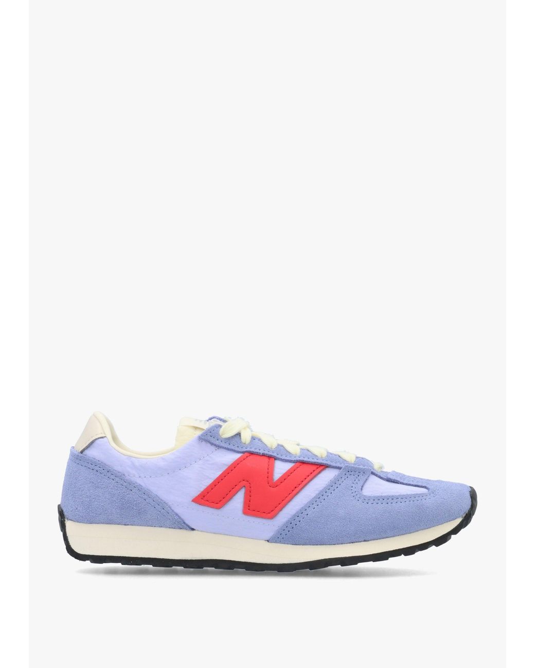 New Balance White 471 Fairweather Fire Cracker Suede Trainers