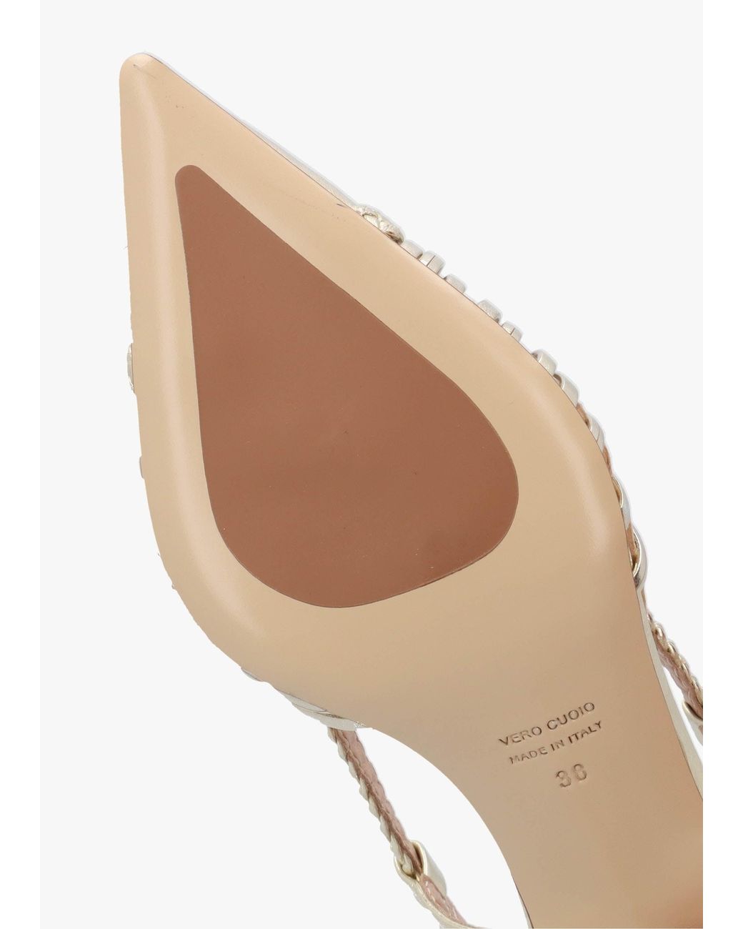 Daniel White Nuri Plaited Cage Heel Sling Backs