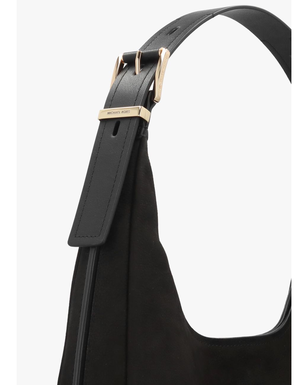 Michael Kors Black Large Nolita Hobo Shoulder Bag