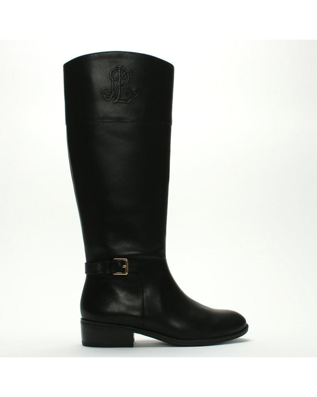 lauren ralph lauren madisen wide calf riding boots