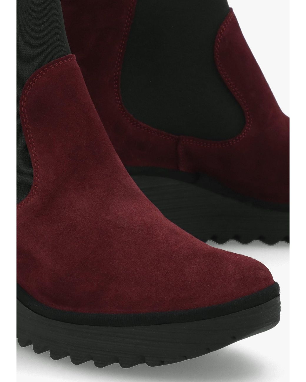 Fly London Brown Yade Wedge Chelsea Boots
