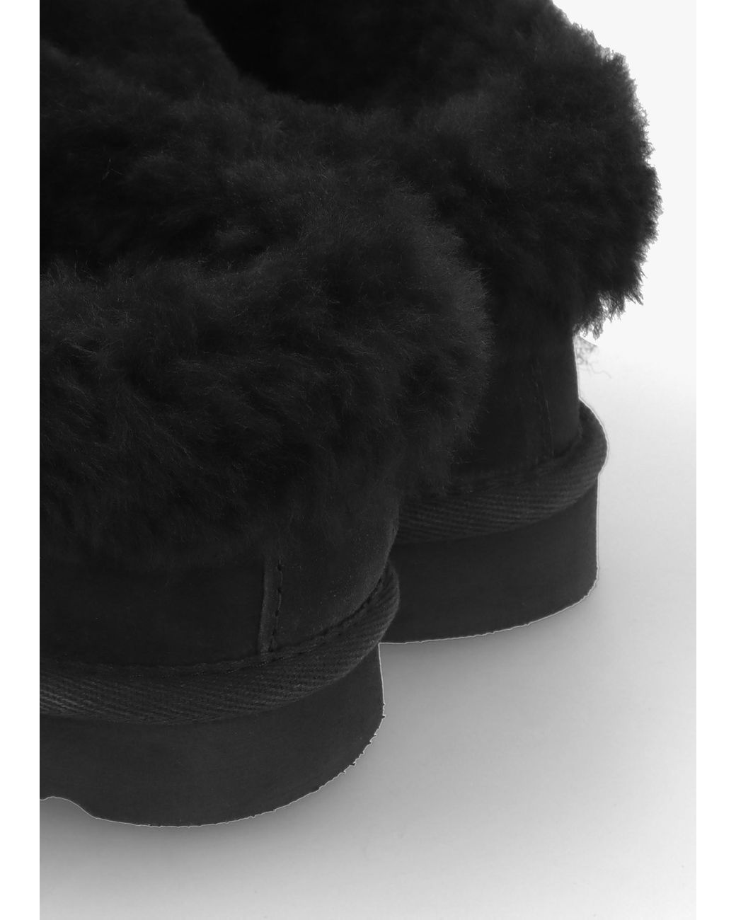 Daniel Black Somolly Shearling Slippers