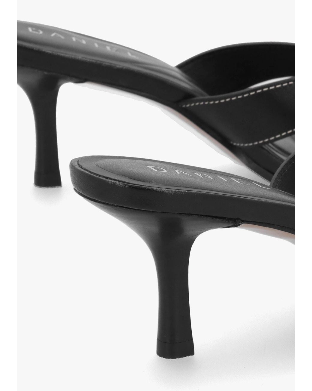 Daniel White Sule Mid Heel Mules
