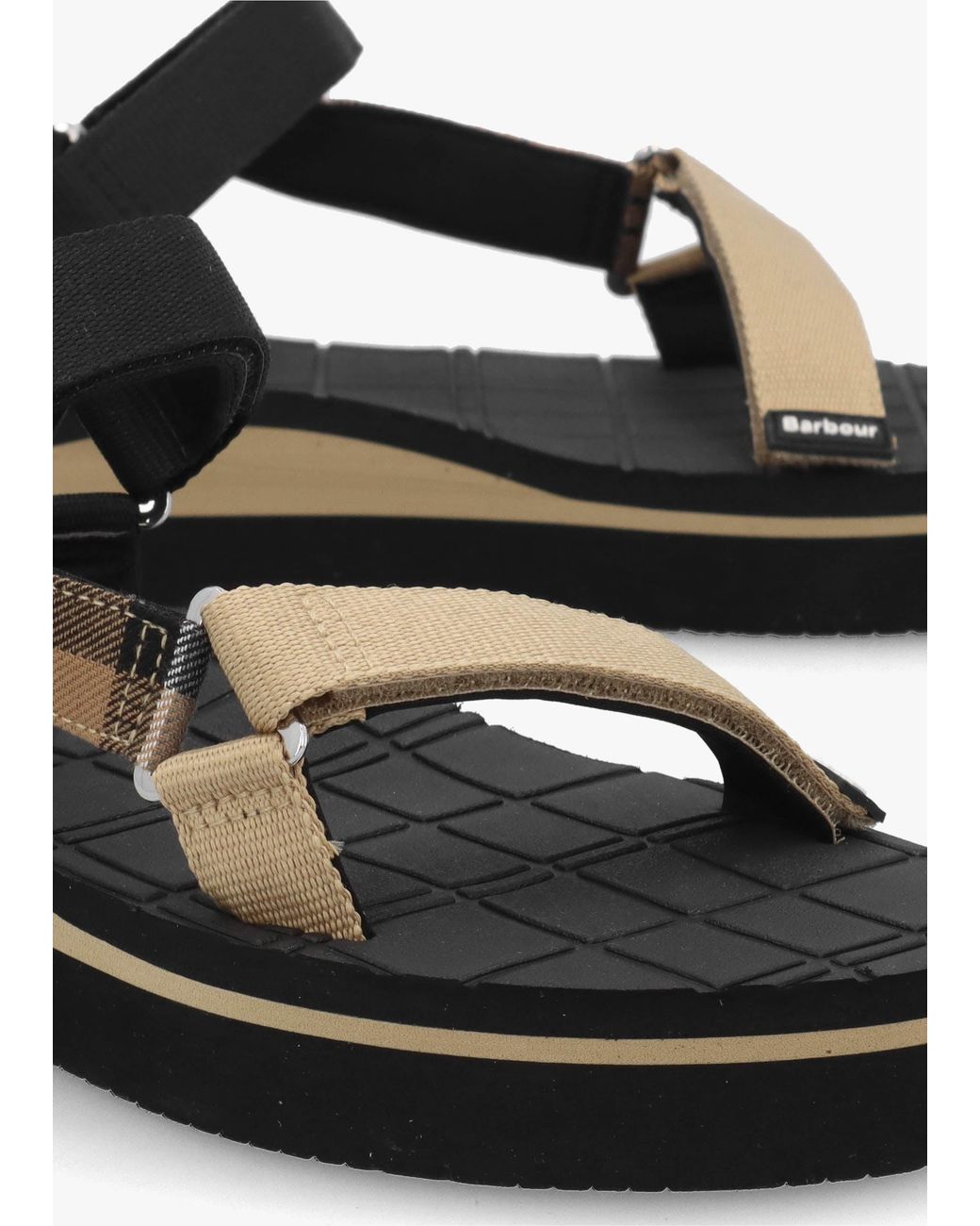 Barbour Black Mila Sandals