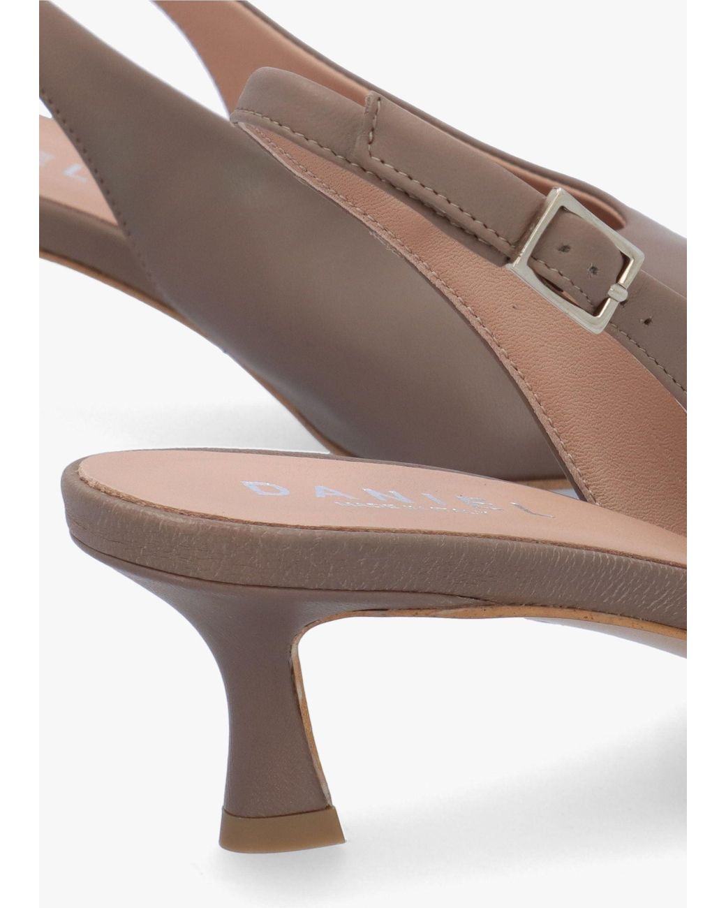 Daniel White Siamma Kitten Heel Sling Backs
