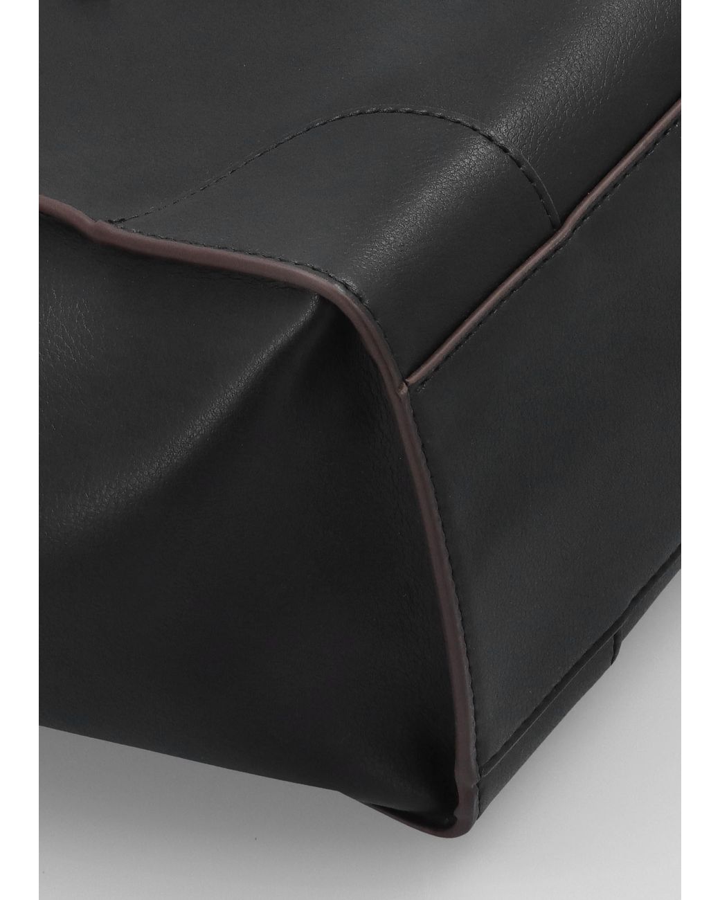 Love Moschino Black Recycled Leather Hobo Bag