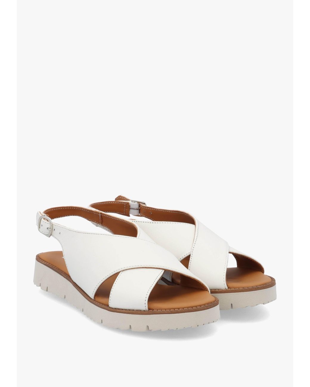 Daniel White Livia Cross Strap Sandals