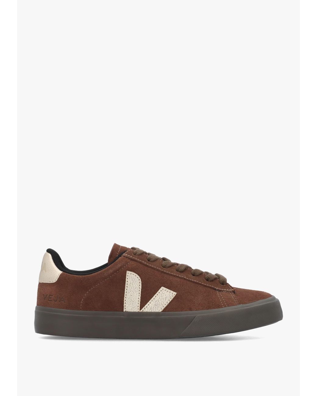 Veja Brown Campo Suede Walnut Plantine Eagle Trainers