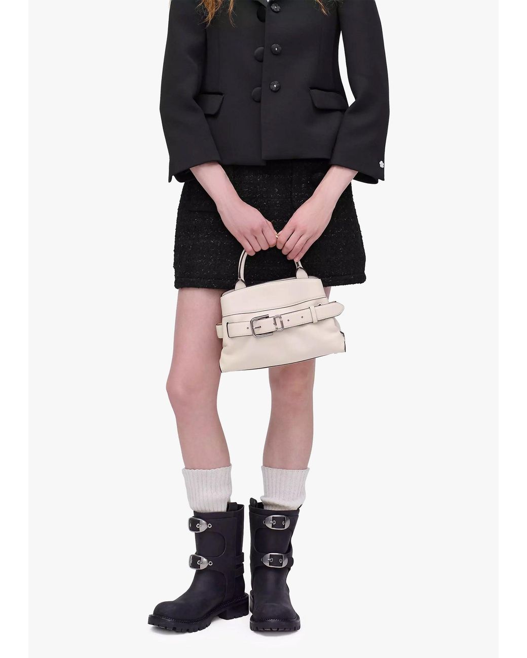 Marc Jacobs Natural The Dakota Small Cloud Satchel Bag