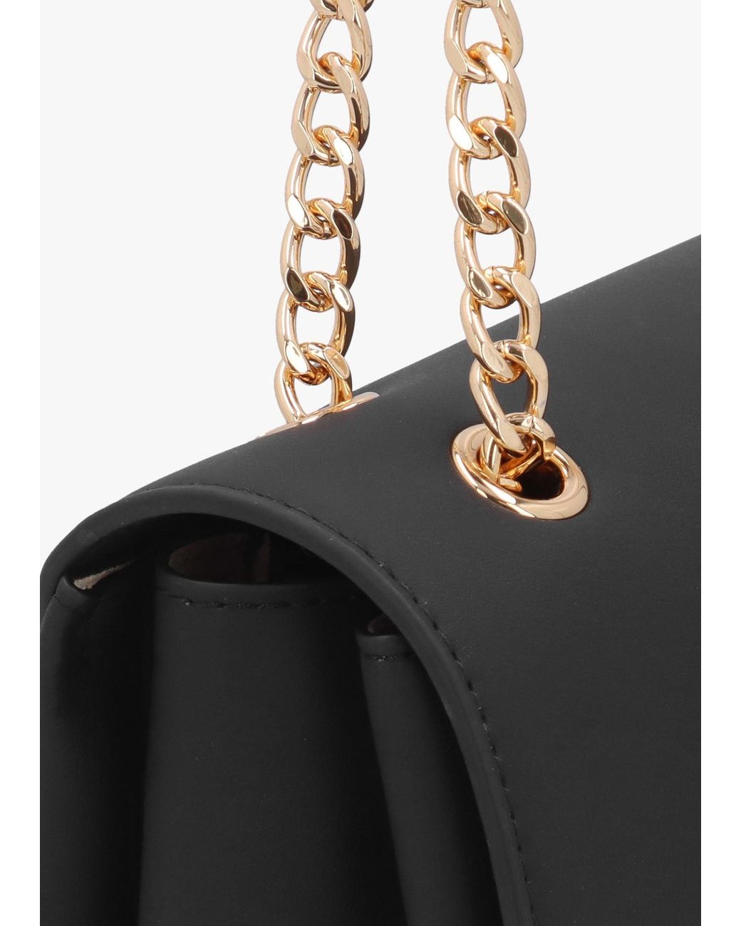 Love Moschino Black Big Love Chain Nero Shoulder Bag