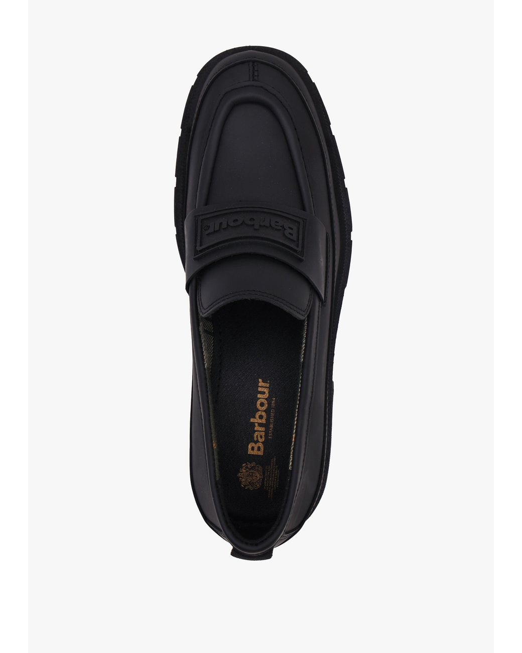 Barbour Black Sara Chunky Loafers