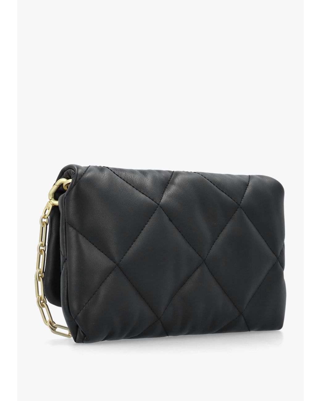 Barbour Black Soft Quilted Cross-Body Bag