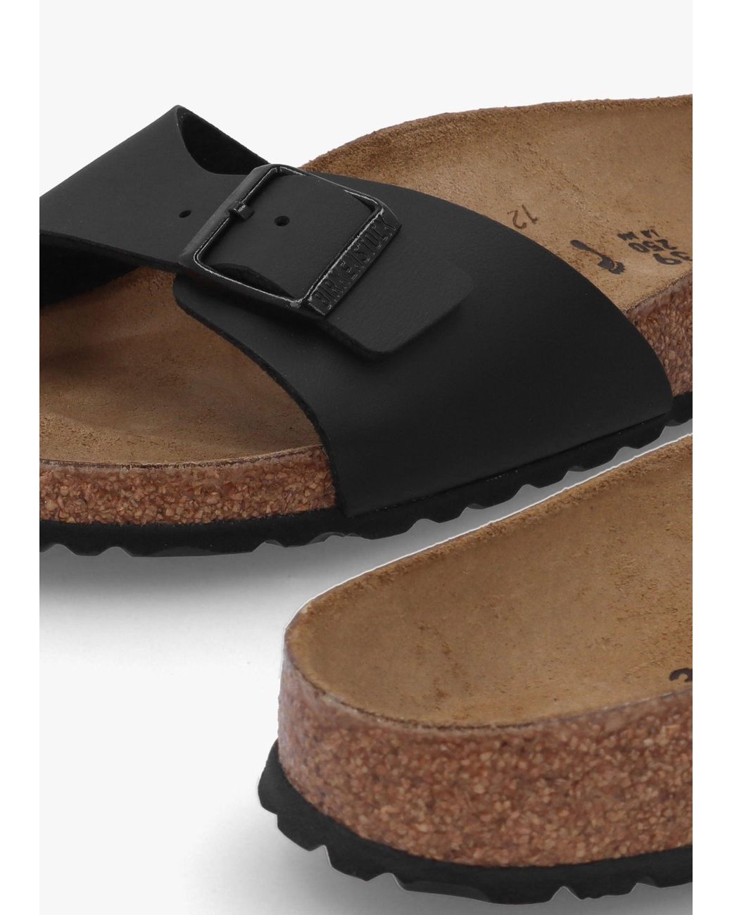 Birkenstock White Madrid Birko-Flor Mules