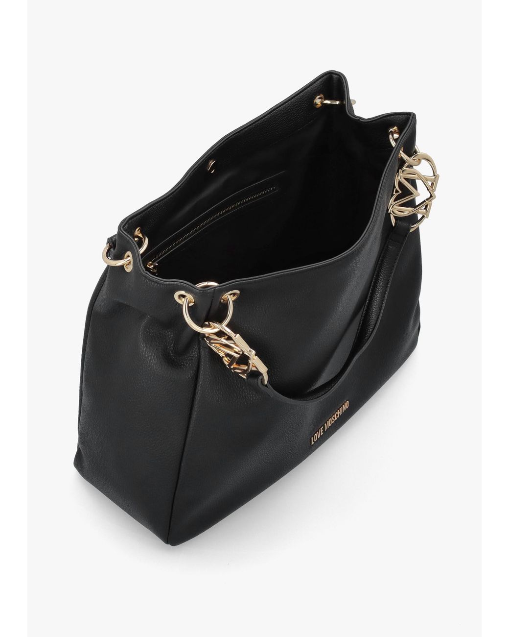 Love Moschino Black Shoulder Shopper Bag