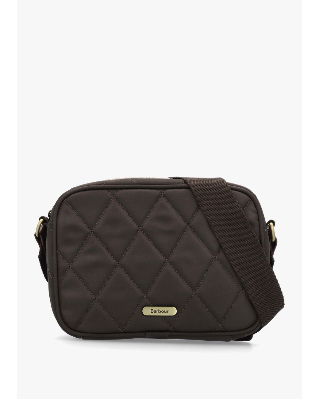 Barbour Black Quilted Cross-Body Bag