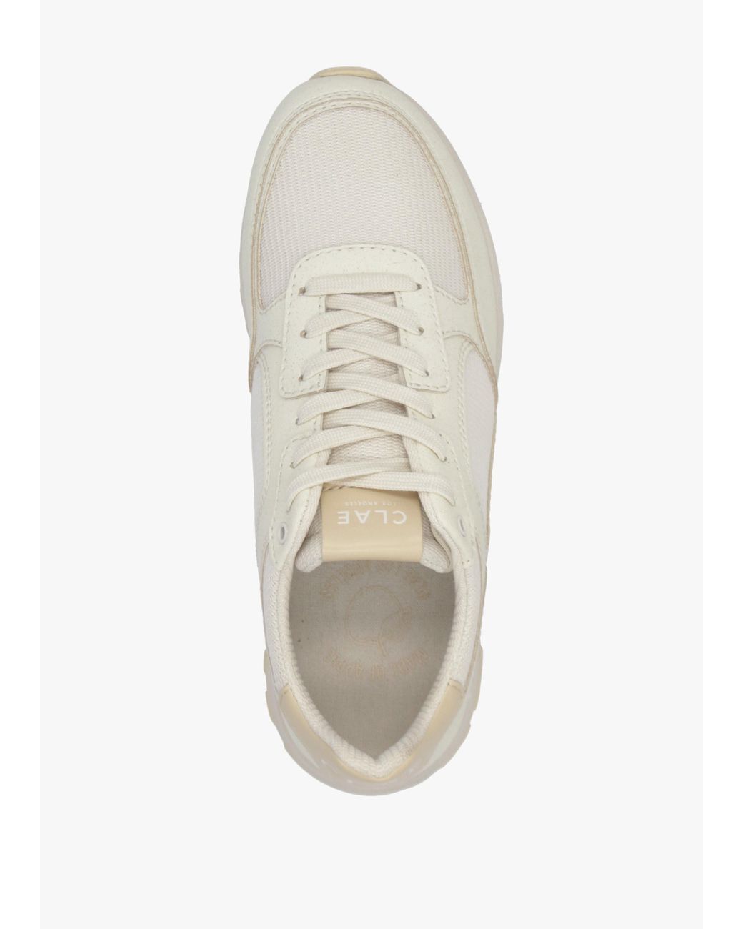 CLAE White Joshua Apple Off Trainers