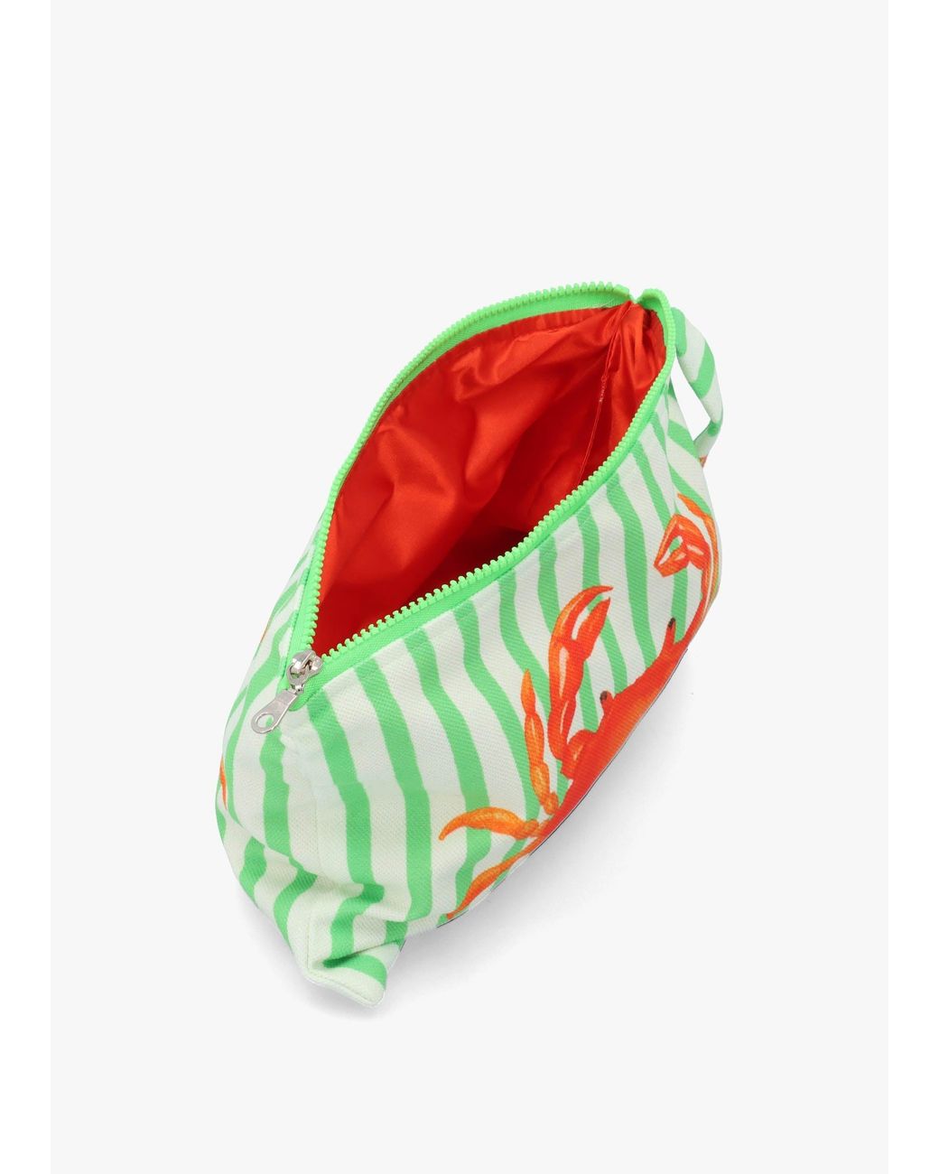 Sorena White One-Of-A-Kind Lucky Multicoloured Clutch Bag