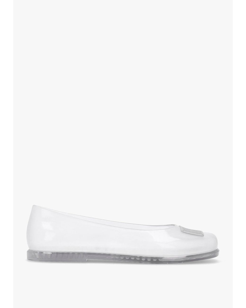 Marc Jacobs White X Melissa Ruby Clear Ballet Pumps