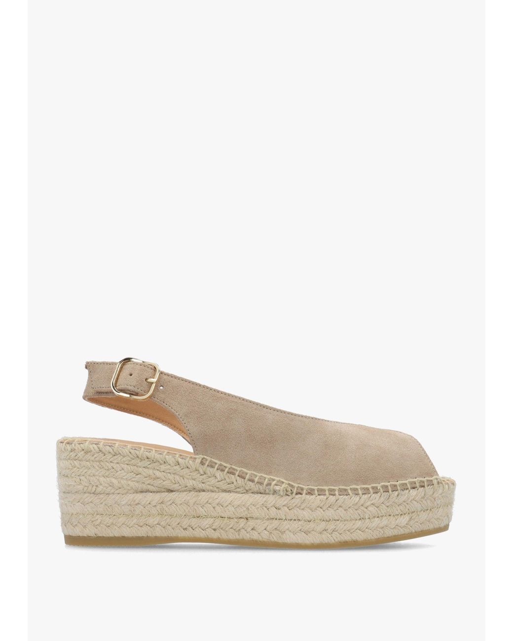 Daniel Natural Jeep Peep Toe Wedge Espadrilles