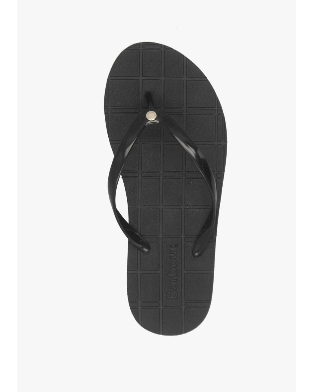 Barbour White Tilda Toe Post Flip Flops