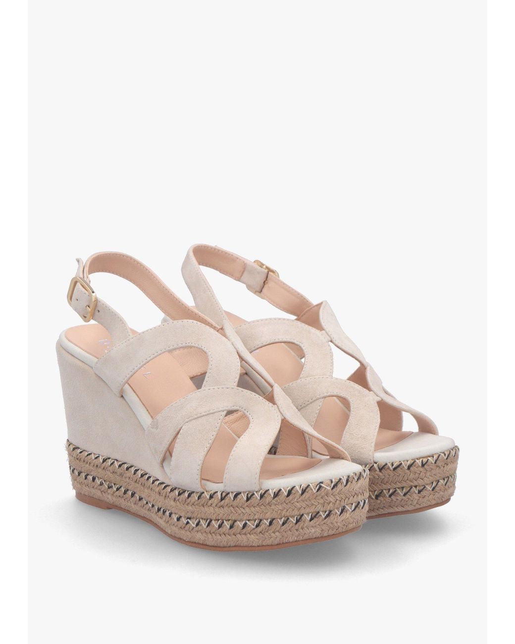 Daniel Natural Josie Espadrille Wedge Sandals