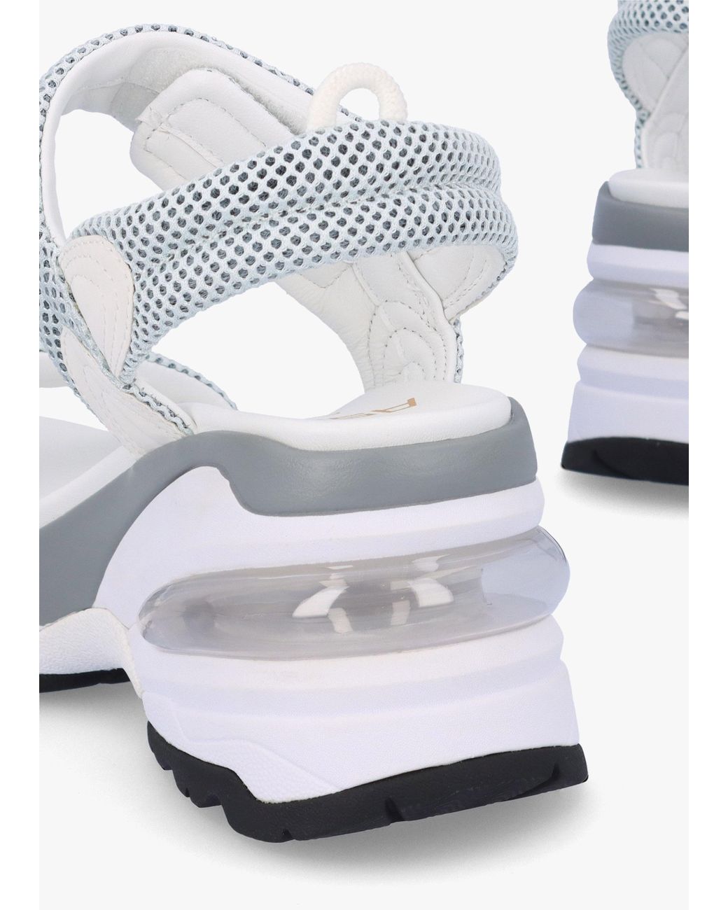 Ash Doxa Illusion White Transparent Wedge Sporty Sandals | Lyst UK