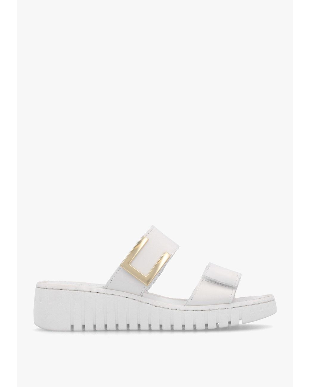 Daniel White Lorli Two Strap Low Wedge Sandals