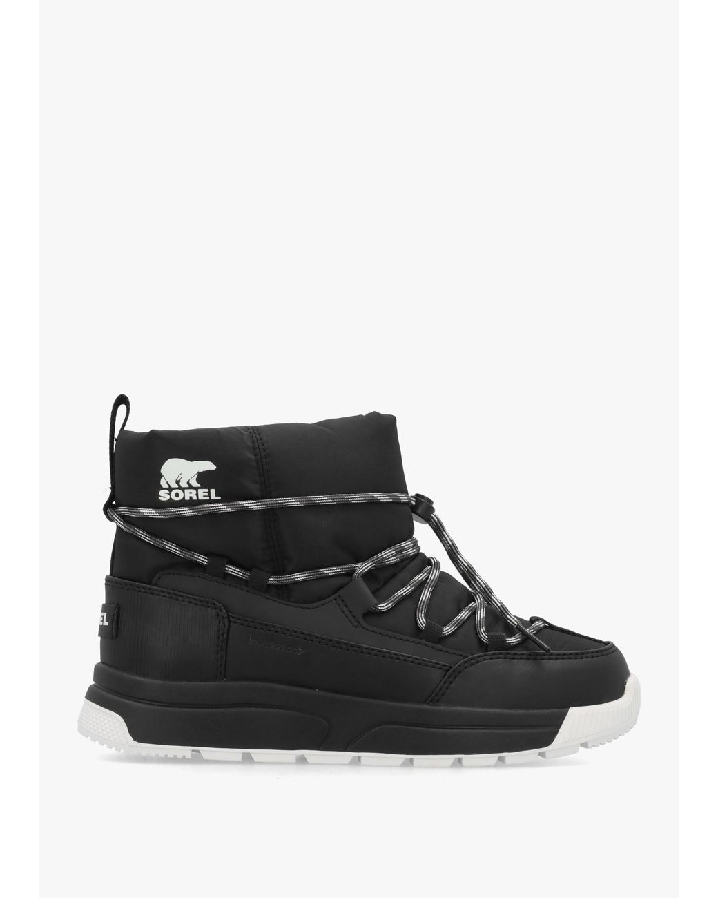 Sorel Black Whitney Iii Slip-On Waterproof Boots