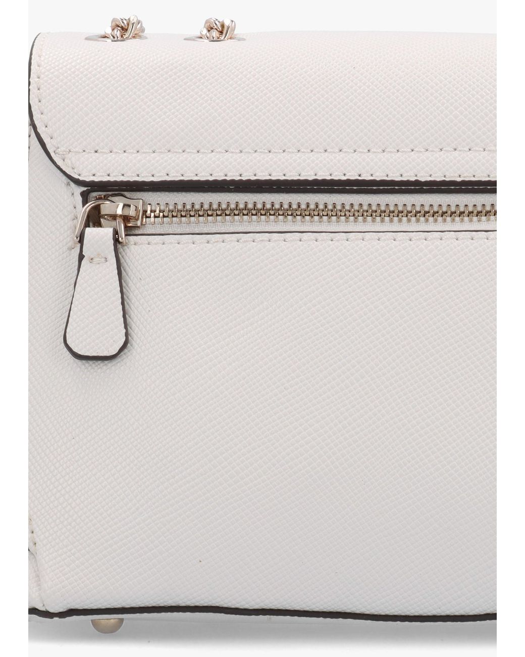 Guess White Serenova Convertible Off Cross-Body Bag
