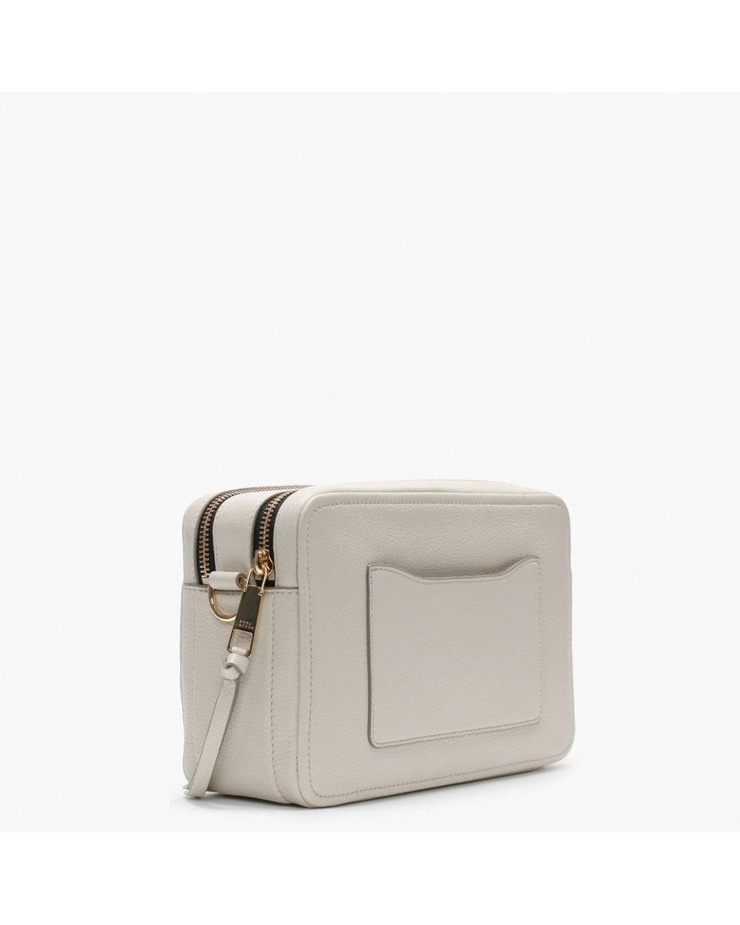 Marc Jacobs The Softshot 27 Cream Leather Cross body Bag in Natural Lyst