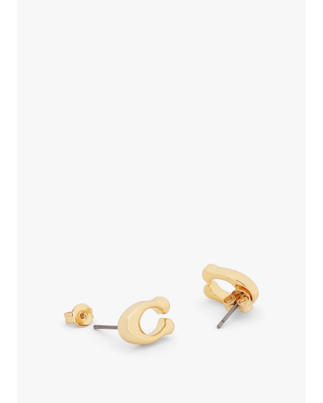 COACH Natural Bubble C Stud Earrings