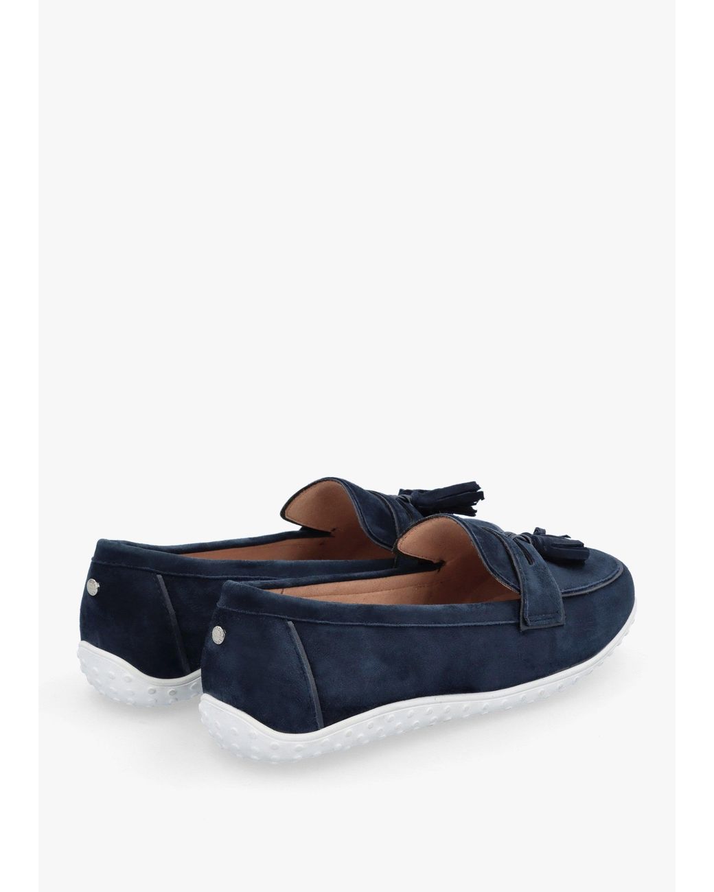 Moda In Pelle Blue Elinia Tassel Loafers