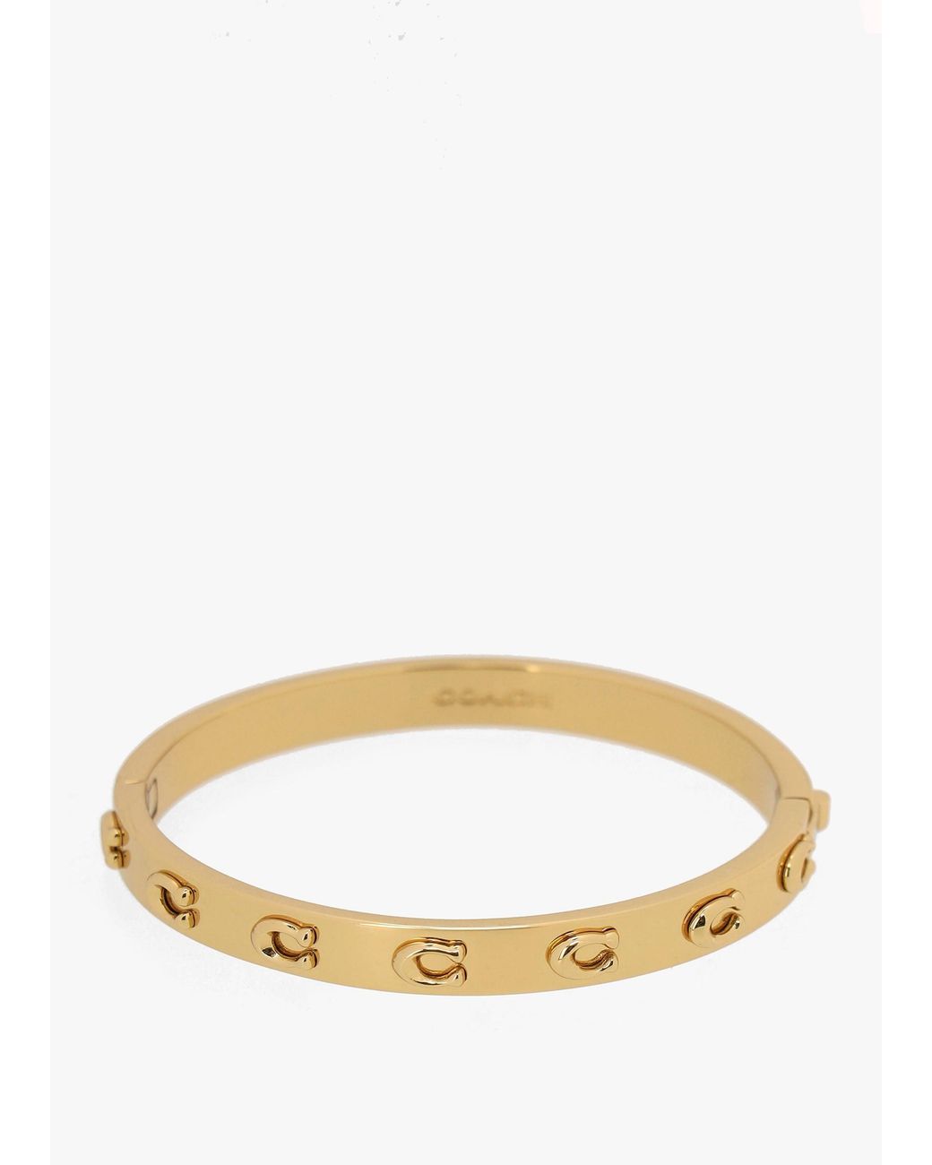 COACH Multicolor C Logo Hinge Bangle