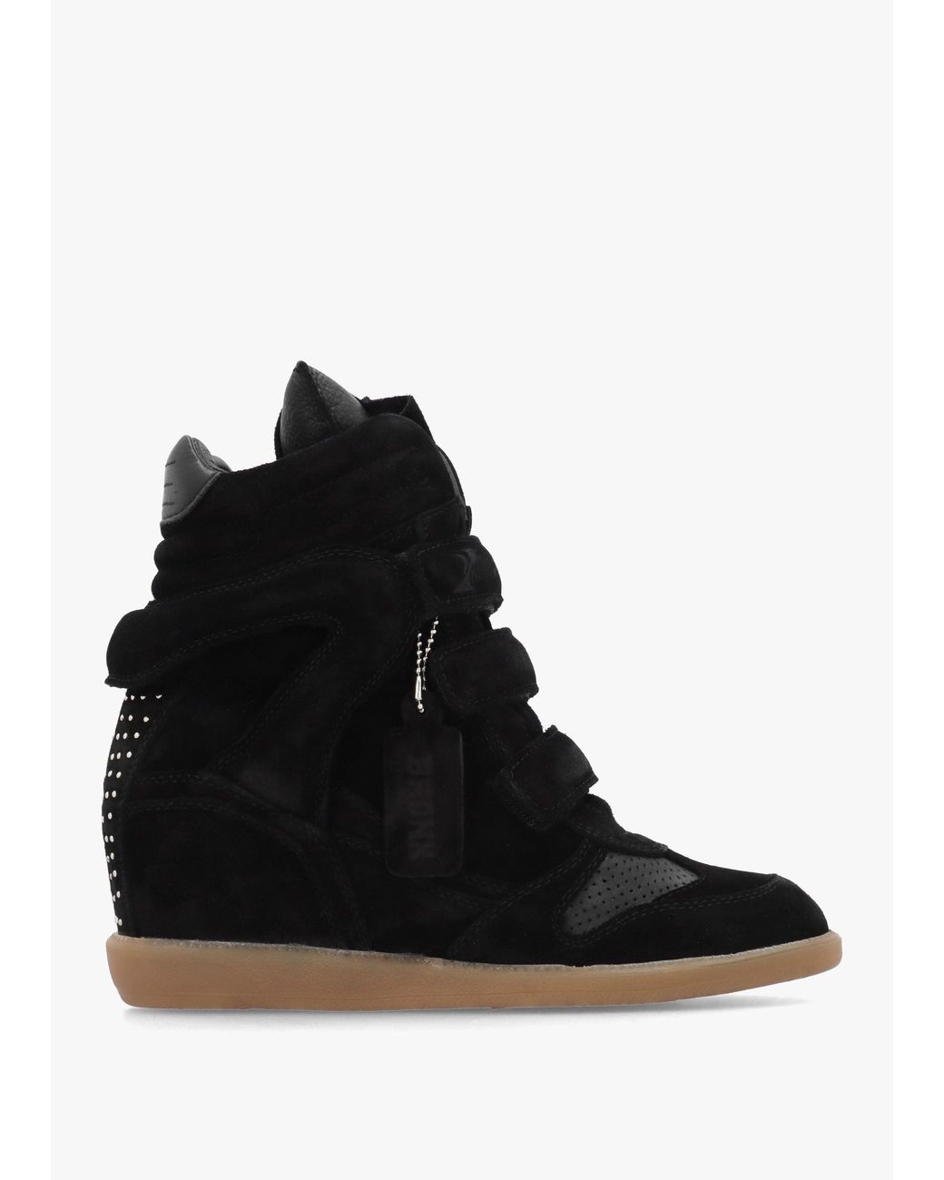 Bronx Black Jae-Yy High Top Wedge Trainers