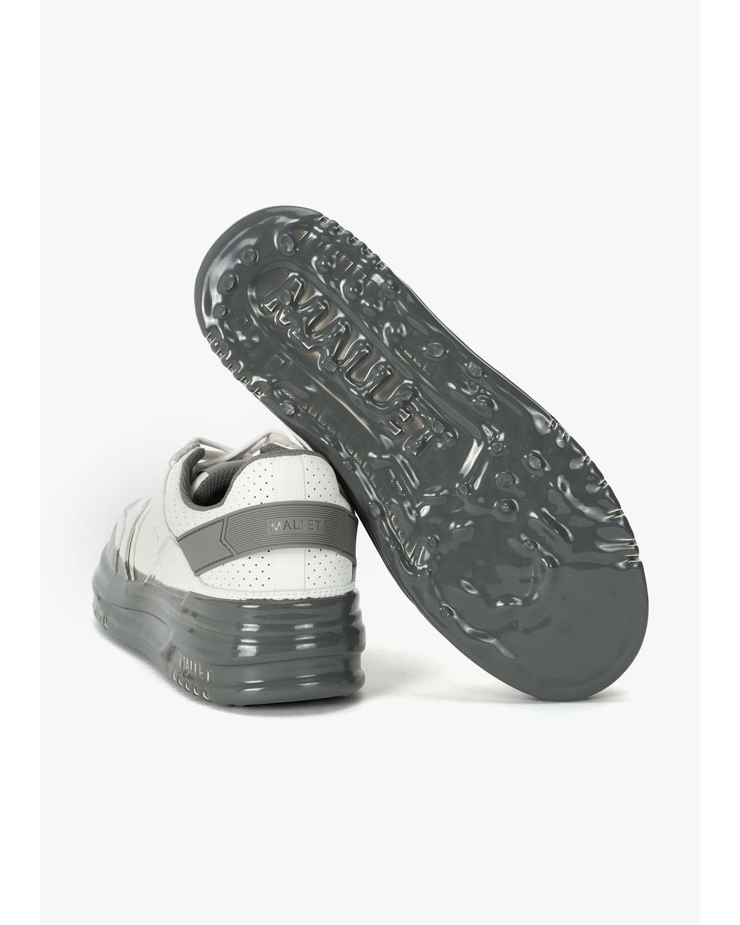 Mallet White Compton Dip Trainers