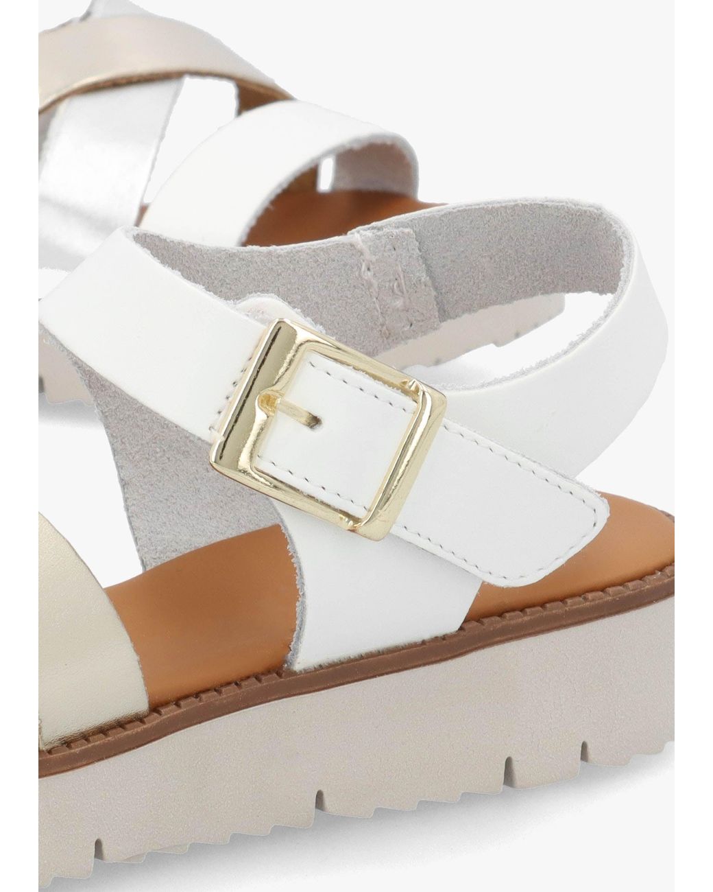 Daniel White Lindy Multi Cross Strap Sandals