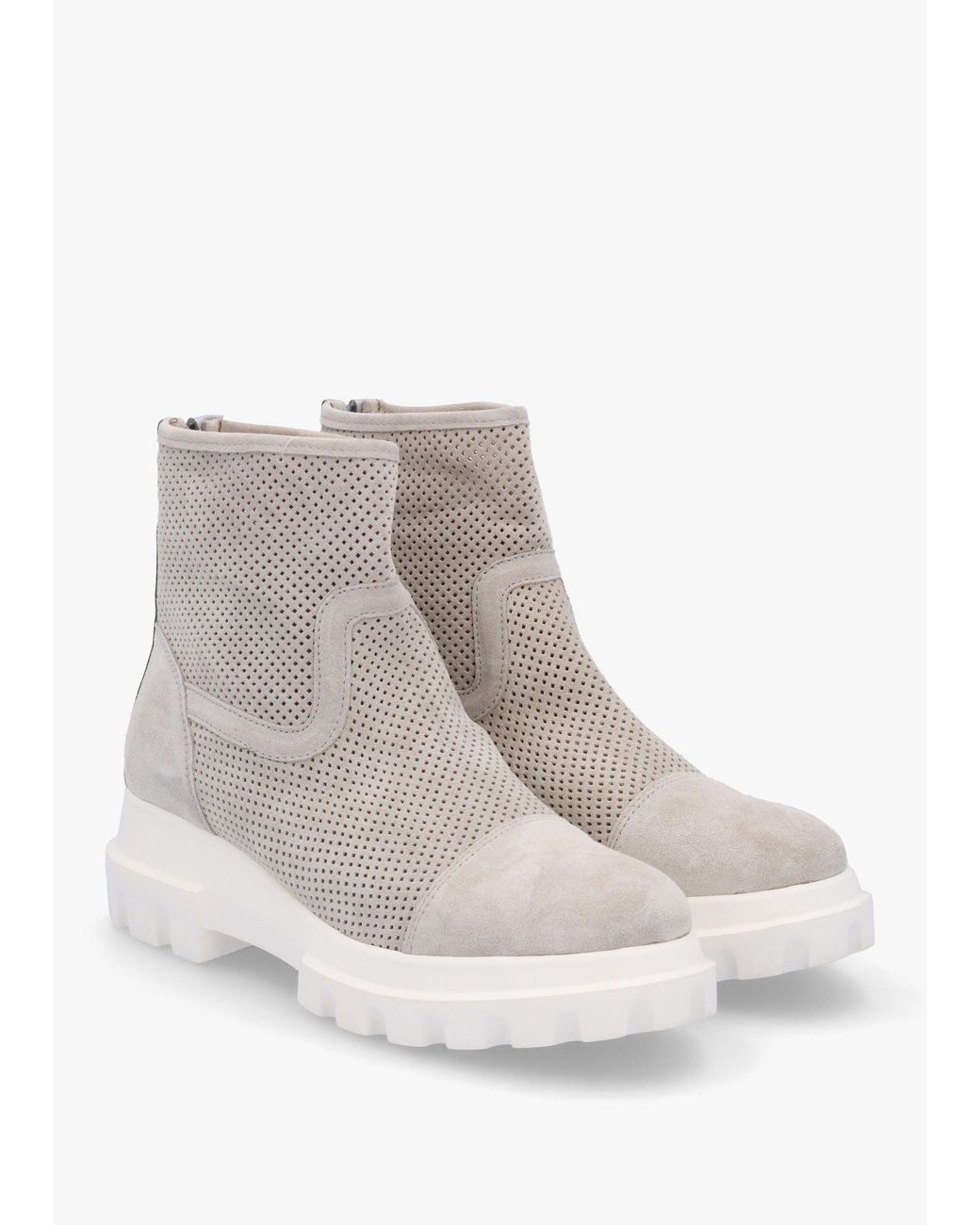Alpe Multicolor Fennel Perforated Ankle Boots
